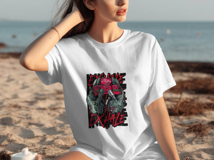 Inhale Exhale I Roll Up My Medicine Graphic Design T-Shirt - Design & Vybe