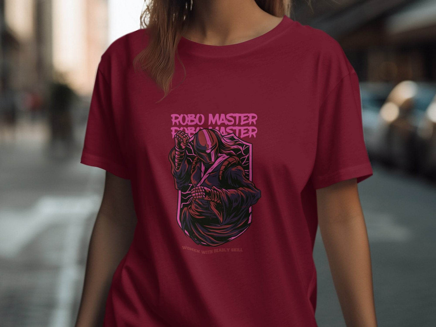 Robo Master Woman With Deadly Skill Graphic Design T-Shirt - Design & Vybe