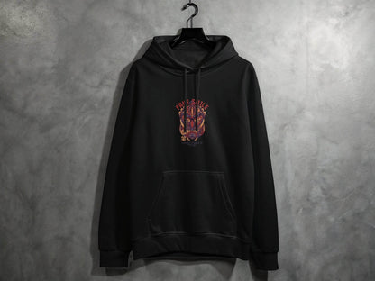 Fake Smile Japanese Mask Design Graphic Hoodie - Design & Vybe