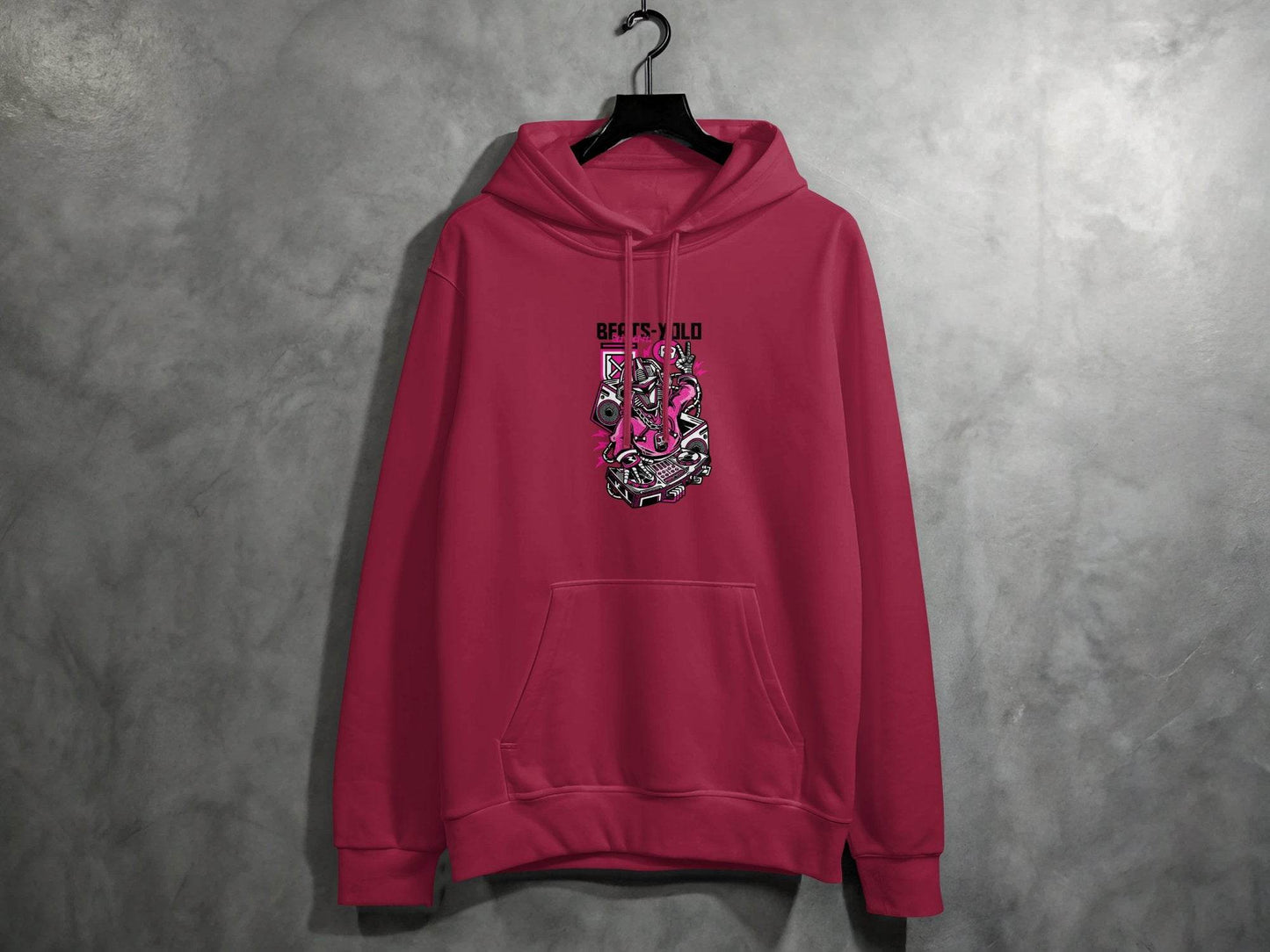 Beats Yolo Street Art Robot DJ Graphic Design Hoodie - Design & Vybe