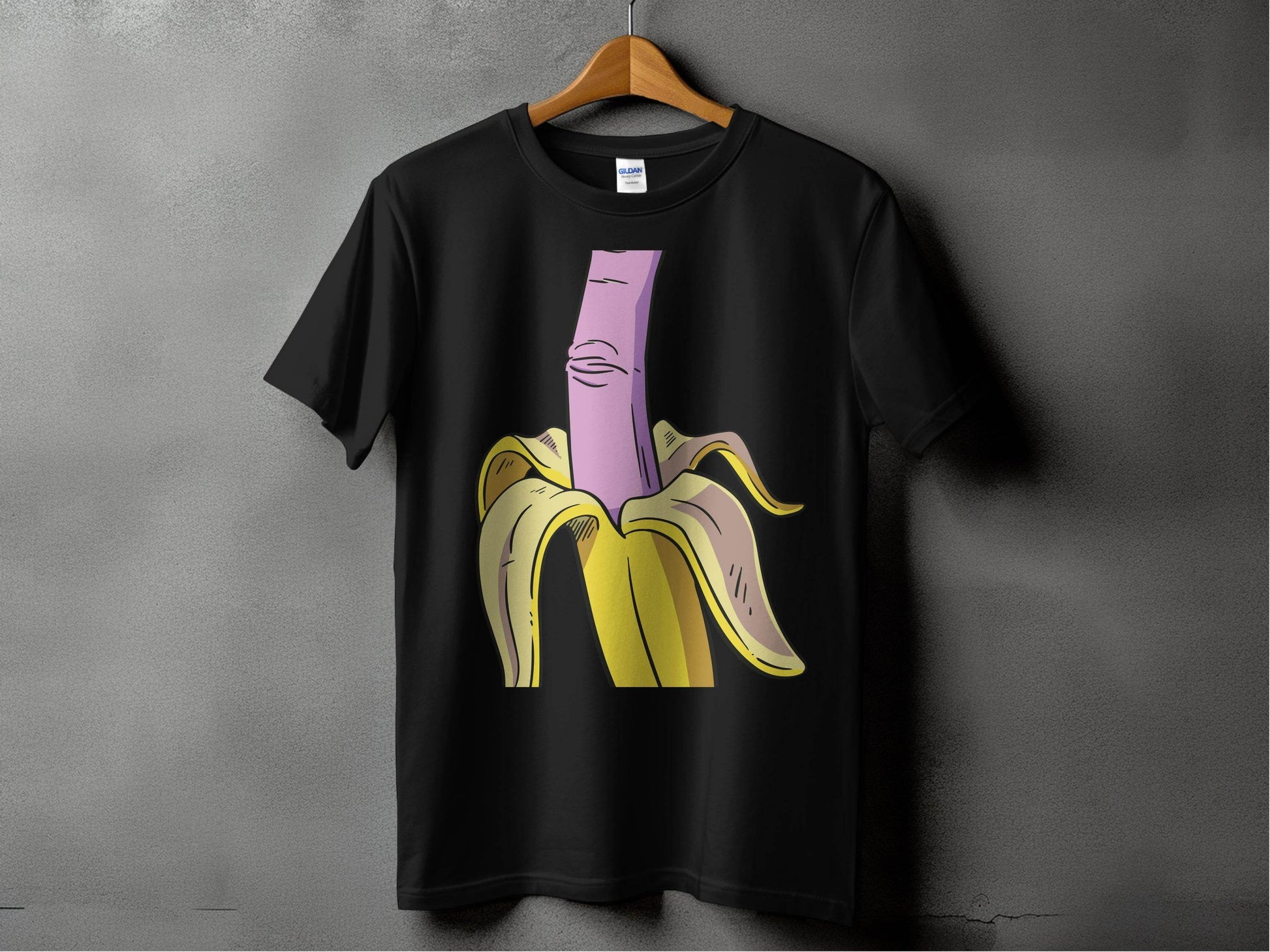 Fun Banana Cartoon and Vibrant Art Design T-Shirt - Design & Vybe