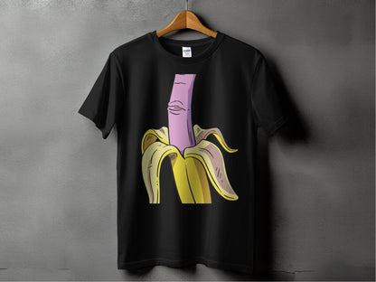 Fun Banana Cartoon and Vibrant Art Design T-Shirt - Design & Vybe