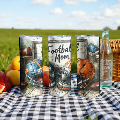Football Mom Insulated Stainless Steel Tumbler product