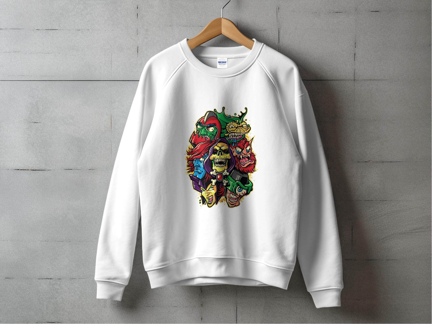 Masters of the Universe Cartoon Villains Collage Sweater - Design & Vybe