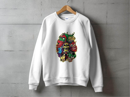 Masters of the Universe Cartoon Villains Collage Sweater - Design & Vybe