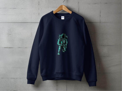 Astronaut with Ice Cream Graphics Cool Print For Sweater - Design & Vybe