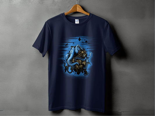Deep Sea Diver Adventure-Inspired Jelly Fish Graphic T-Shirt - Design & Vybe