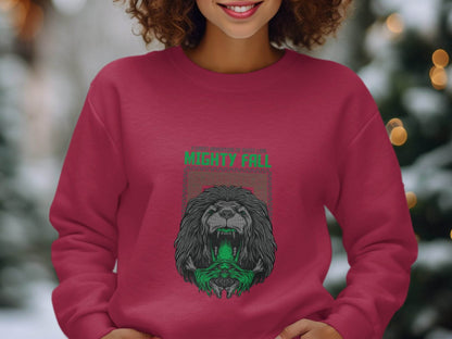 A Great Adventure Of Beast Lion Mighty Fall Design Hoodie - Design & Vybe