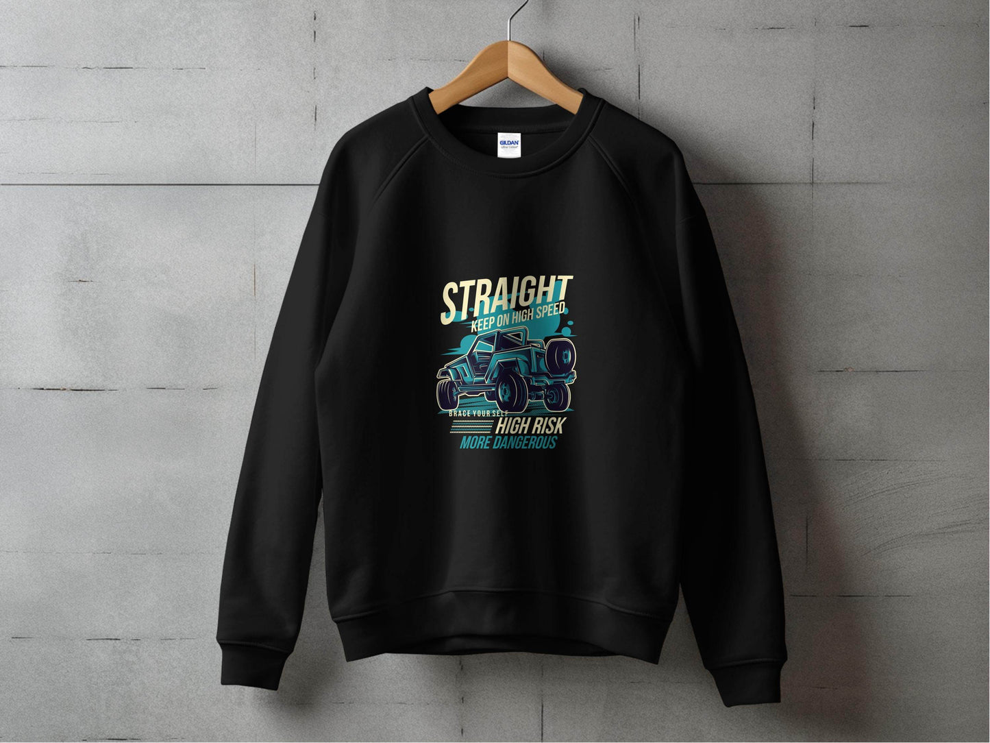 Straight Keep on High Speed More Dangerous Hoodie - Design & Vybe