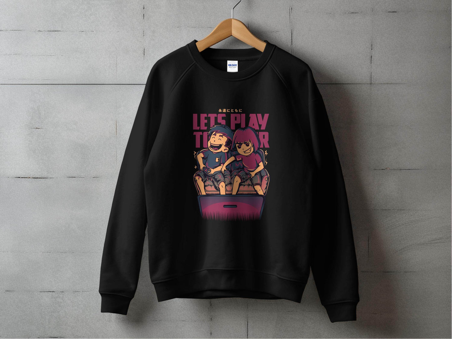 Lets Play Together Gaming Console Video Games Sweater - Design & Vybe