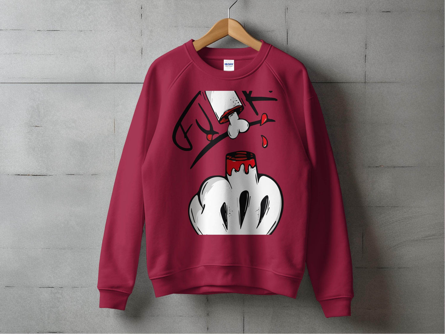 Funky Style Graphic Print Casual Wear Sweater - Design & Vybe