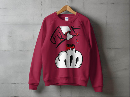Funky Style Graphic Print Casual Wear Sweater - Design & Vybe