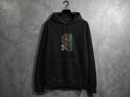 Warchiefs With Japanese Text Graphic Design Hoodie - Design & Vybe