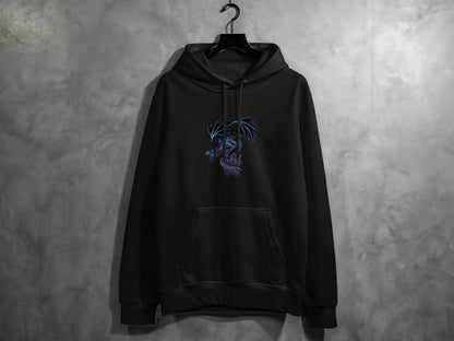 Fierce Dragon Graphic Print Design on Trendy Hoodie - Design & Vybe