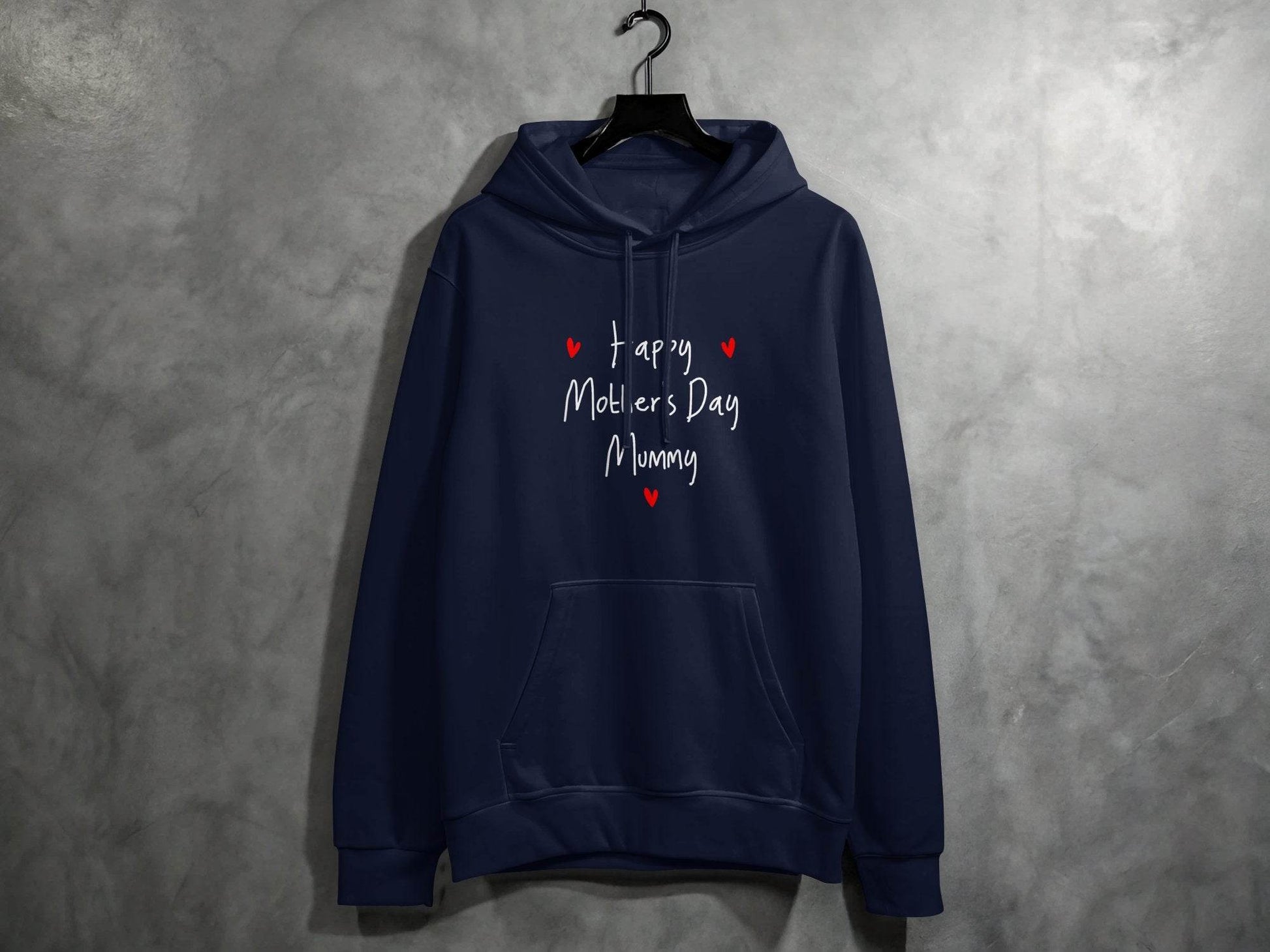 Happy Mother's Day Mummy Heart Design Graphic Hoodie - Design & Vybe