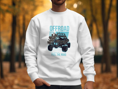 Offroad Jeep 69 Outstanding Sport Feel The Road Sweater - Design & Vybe