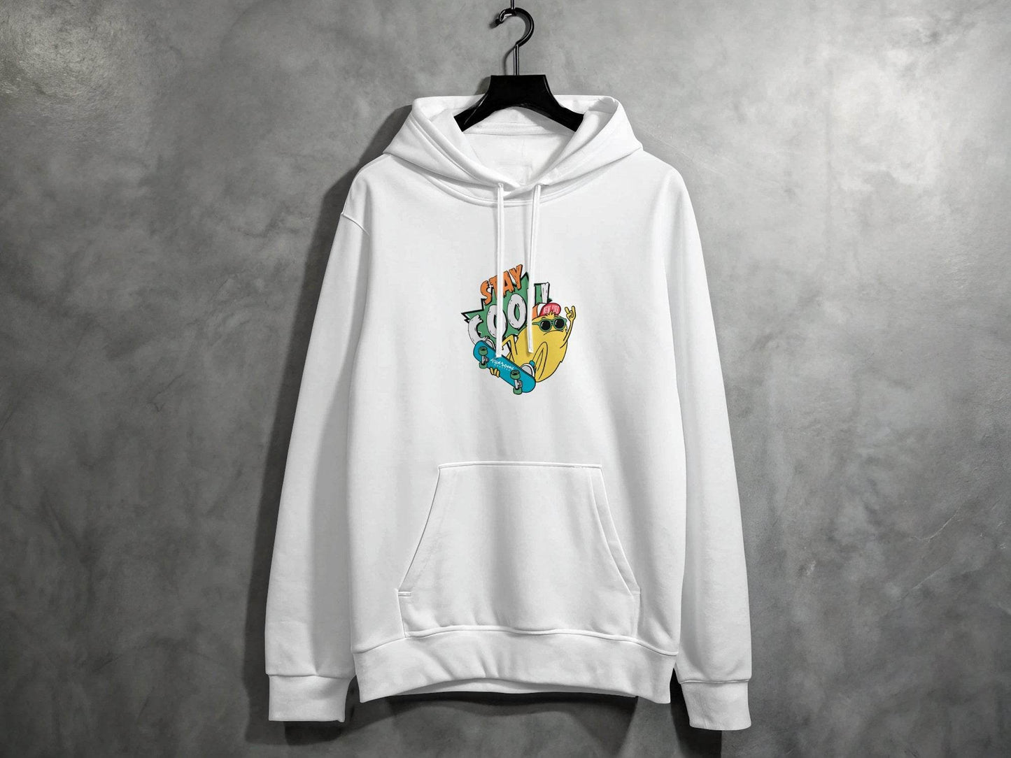 Stay Cool Skateboarding Frog Graphic Hoodie - Design & Vybe