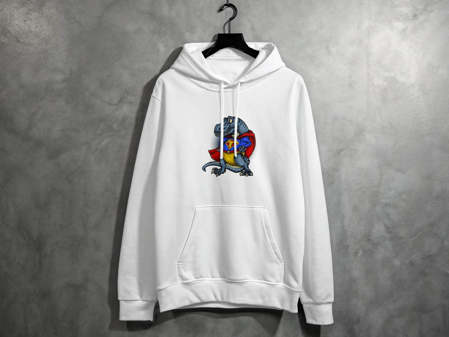 Superhero Dinosaur with Dynamic Design Sweater - Design & Vybe
