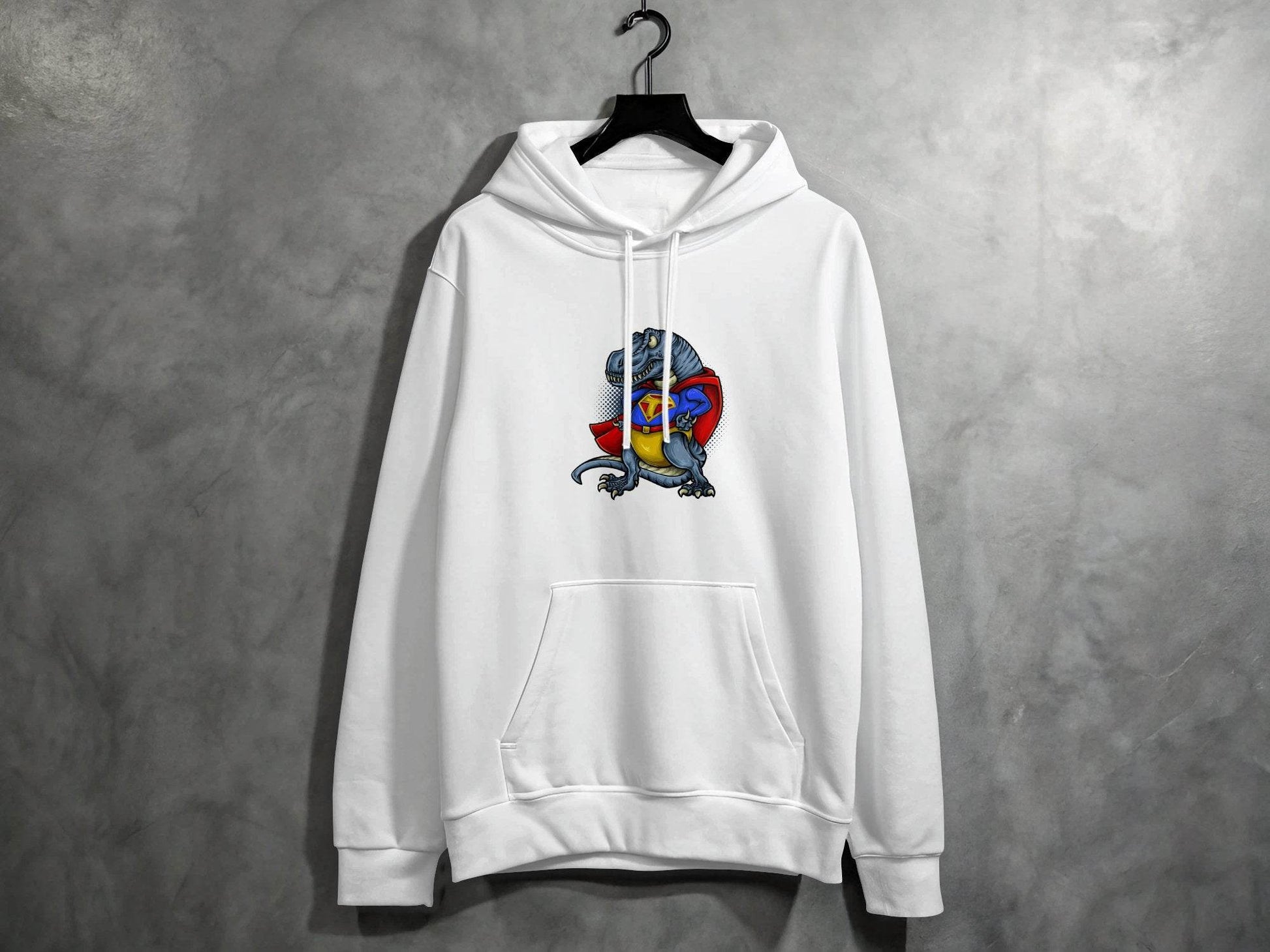 Superhero Dinosaur with Dynamic Design Sweater - Design & Vybe