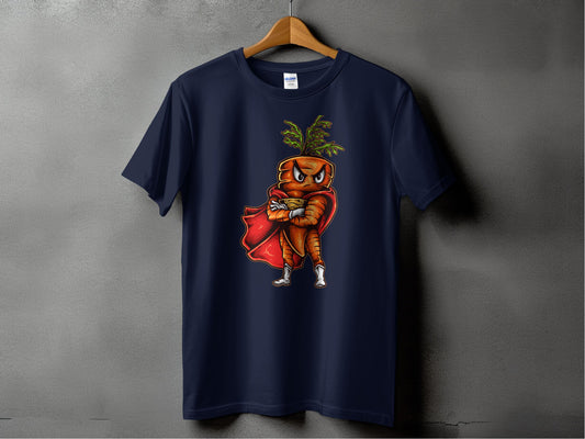 Carrot Superhero T-shirt with Cape Design product type
