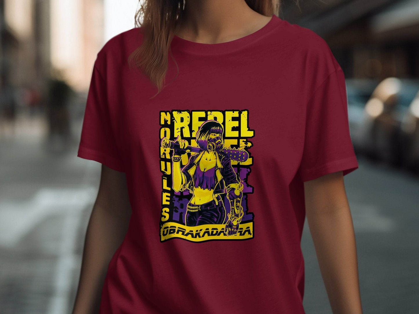 No Rules Rebel Image Graphic For Obrakada T-Shirt - Design & Vybe