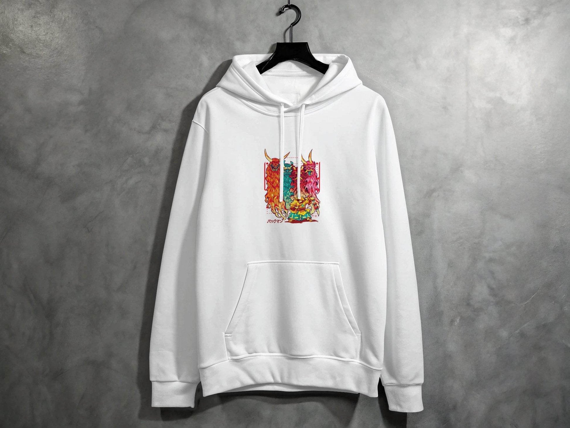 Samurai Versus Demons Graphic Novelty Unisex Hoodie - Design & Vybe