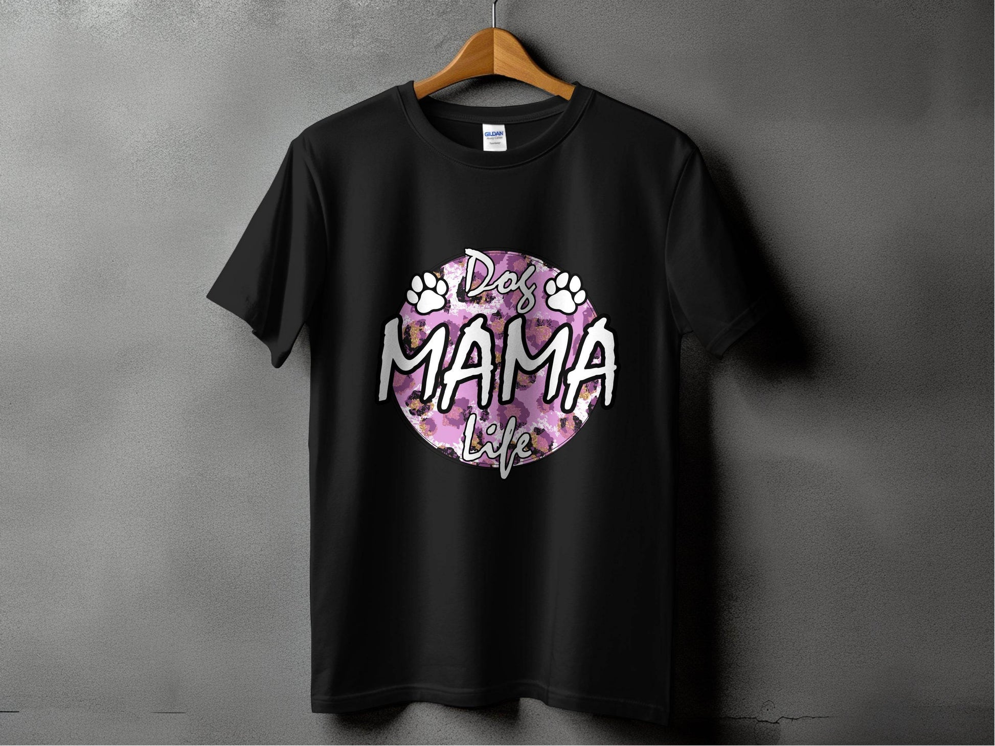 Dog Mama Life In Circle Graphic Unique Style T-Shirt - Design & Vybe
