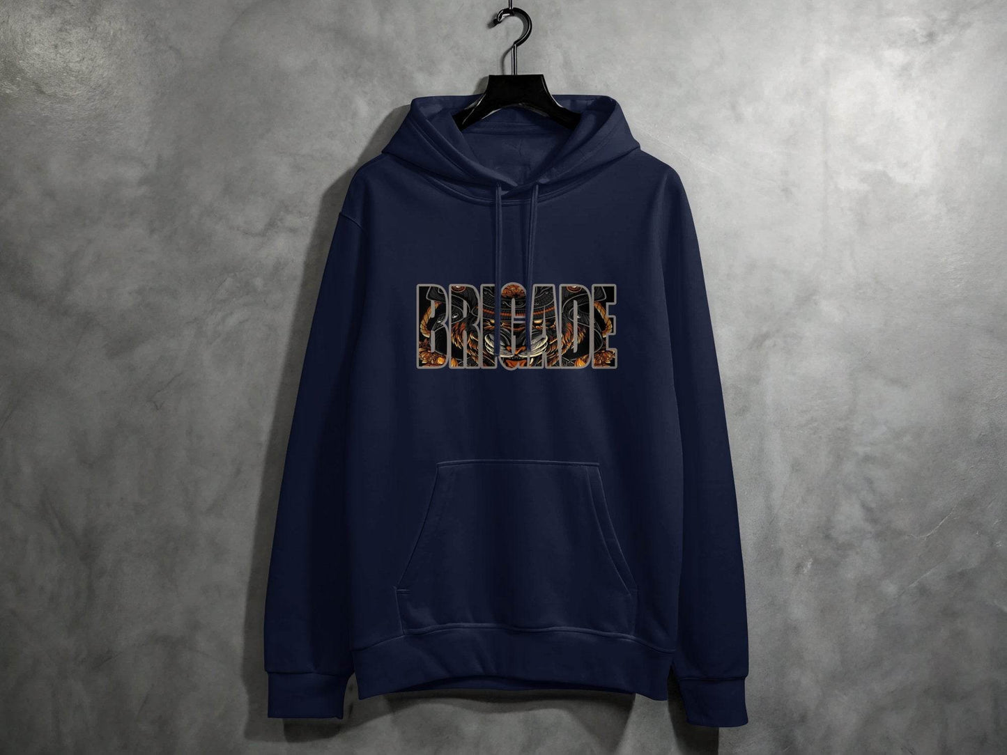 Brigade with Tiger Samurai Illustration Graphic Hoodie - Design & Vybe