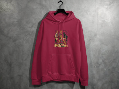 Alien Hunter Predator Weapon In Skulls Design Graphic Hoodie - Design & Vybe