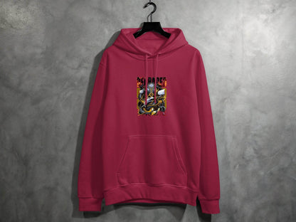 Degraded Design with Shark Anchor Octopus Artwork Hoodie - Design & Vybe