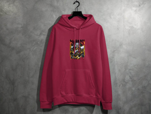 Degraded Design with Shark Anchor Octopus Artwork Hoodie - Design & Vybe