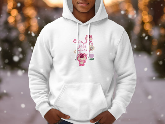 Good Luck Bear Hoodie Sweatshirt Product