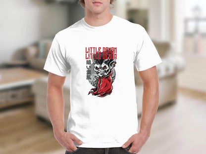 Little Demon Graphic Japanese Art Style T-Shirt - Design & Vybe