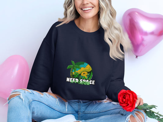 Adorable Sloth Need Space Graphic Sweatshirt product