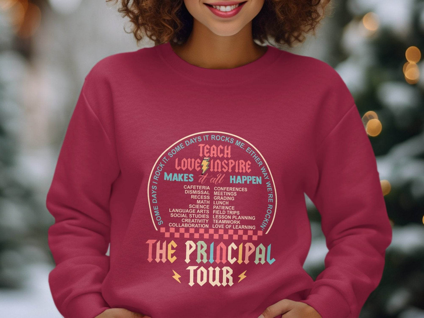 Teacher Inspired Designs Teach Love Inspire Sweater - Design & Vybe