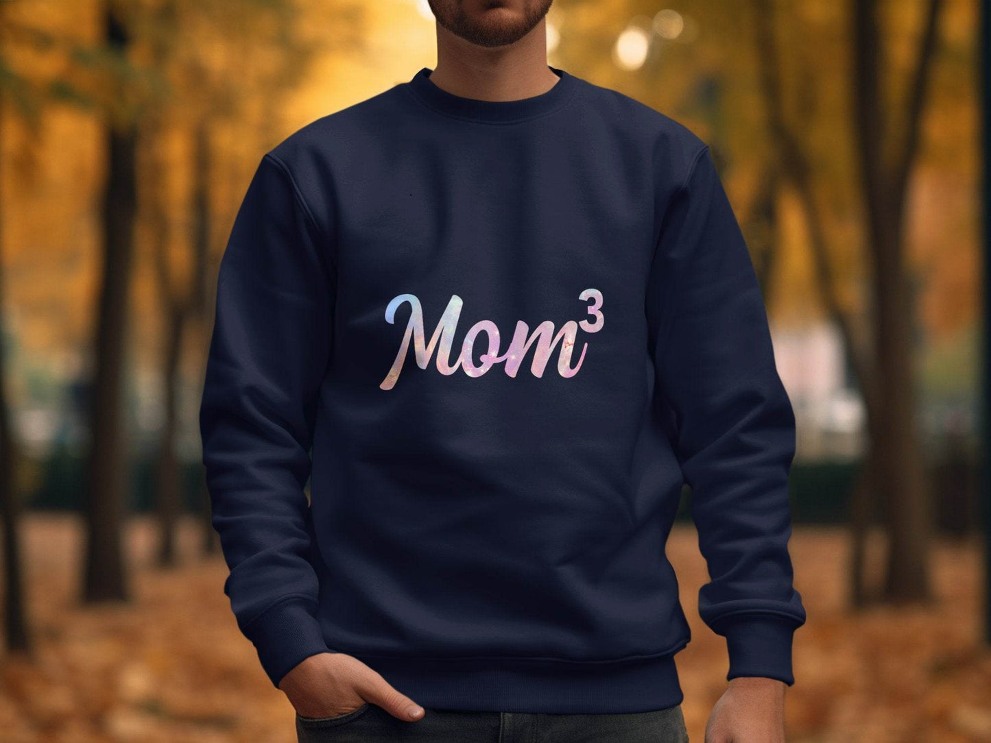 Mom Cubed Galaxy Design For Mothers Mothers Day Sweater - Design & Vybe