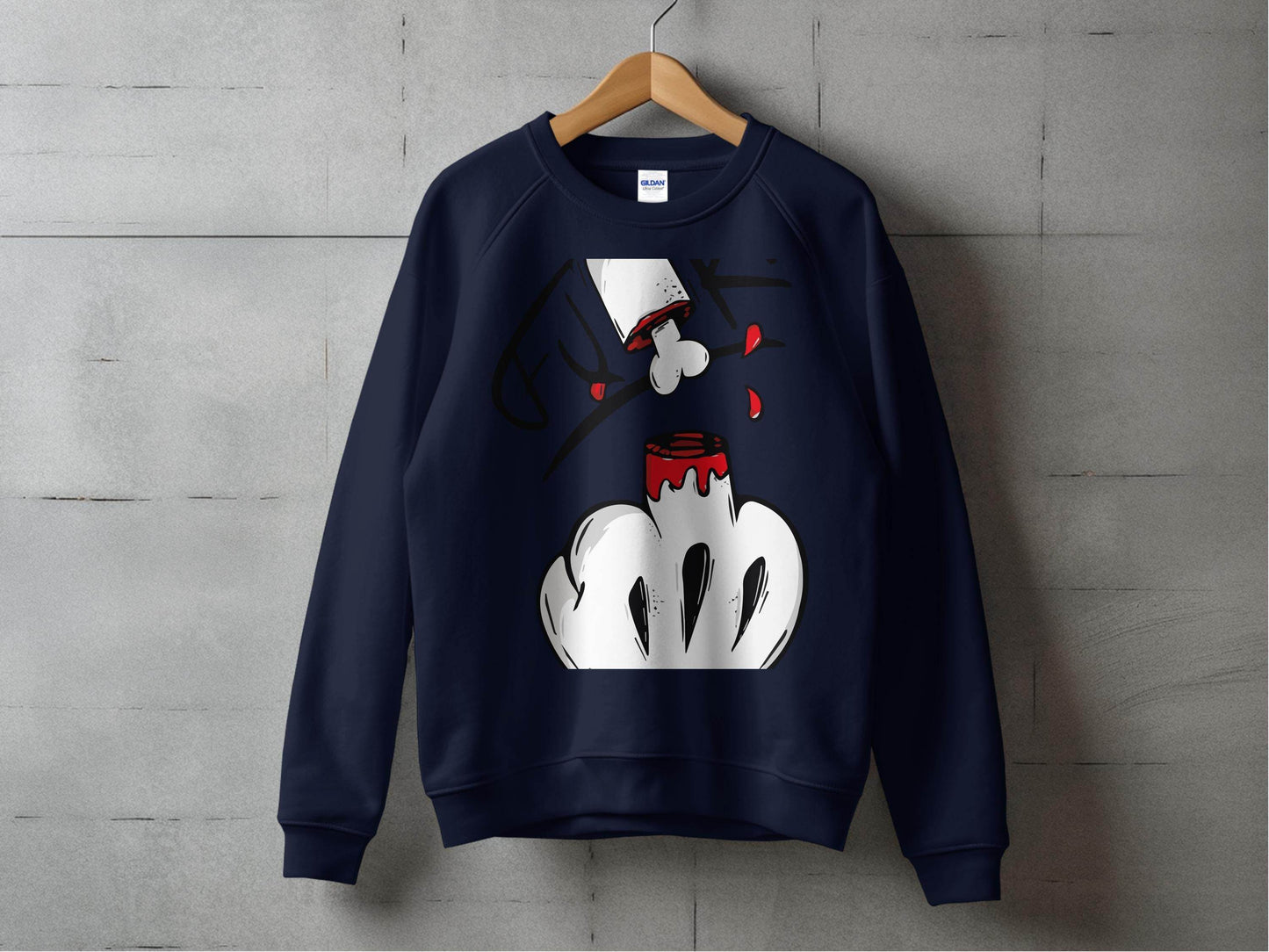 Funky Style Graphic Print Casual Wear Sweater - Design & Vybe