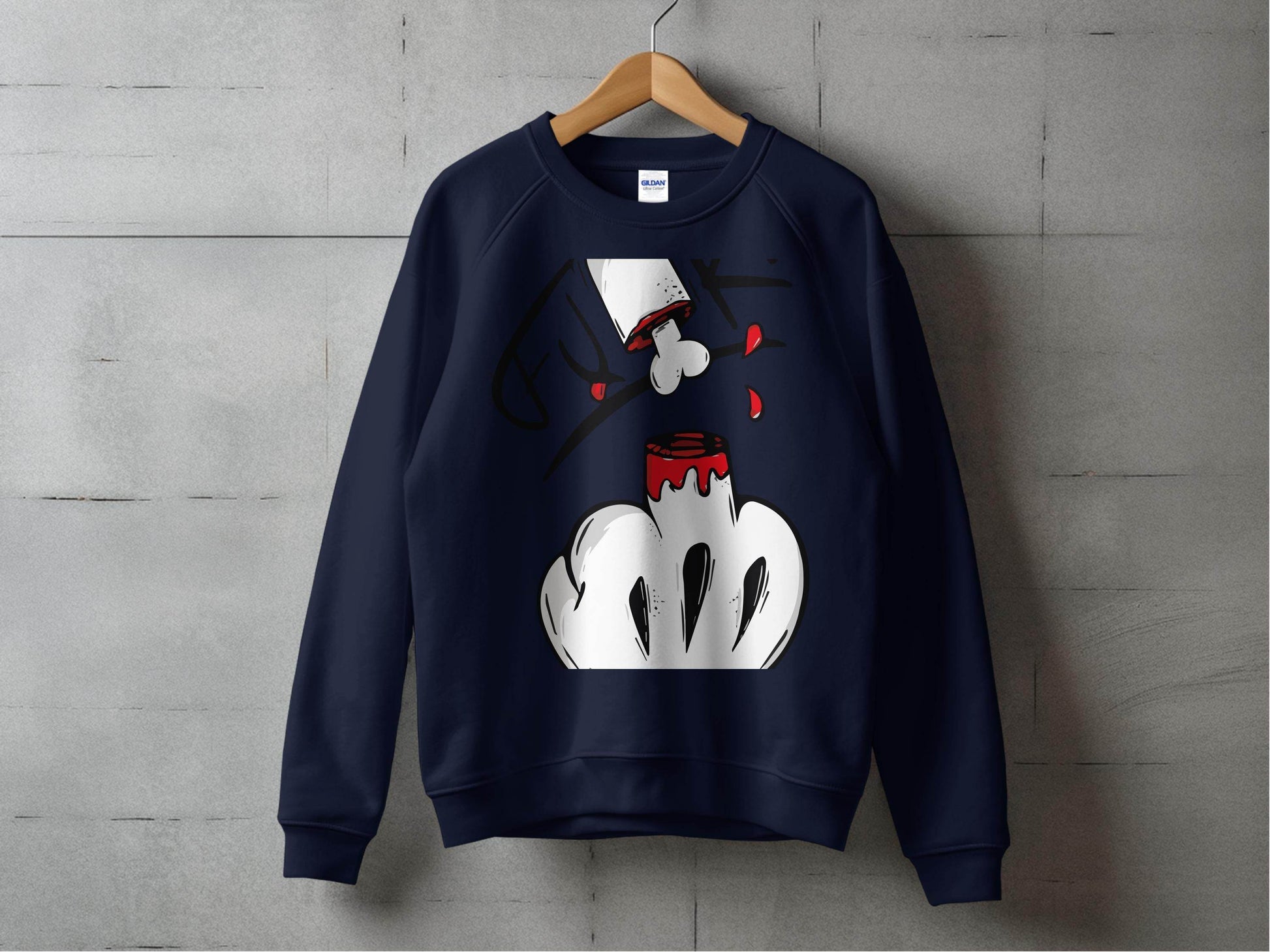 Funky Style Graphic Print Casual Wear Sweater - Design & Vybe