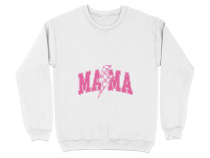 Mama Pink Lightning Bolt Graphic Designs Women Sweater - Design & Vybe