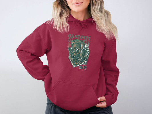 Gastoxic Sick World Must End Illustrated Artwork Hoodie - Design & Vybe