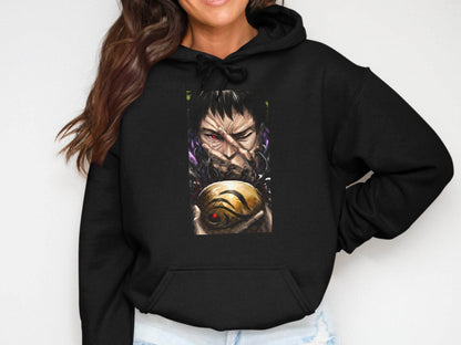 Crying Man Golden Sphere Graphic Novel Inspired Art Hoodie - Design & Vybe