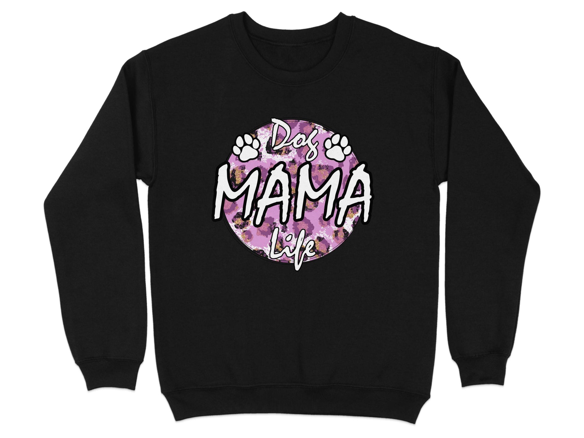Dog Mama Life In Circle Graphic Unique Style Sweater - Design & Vybe