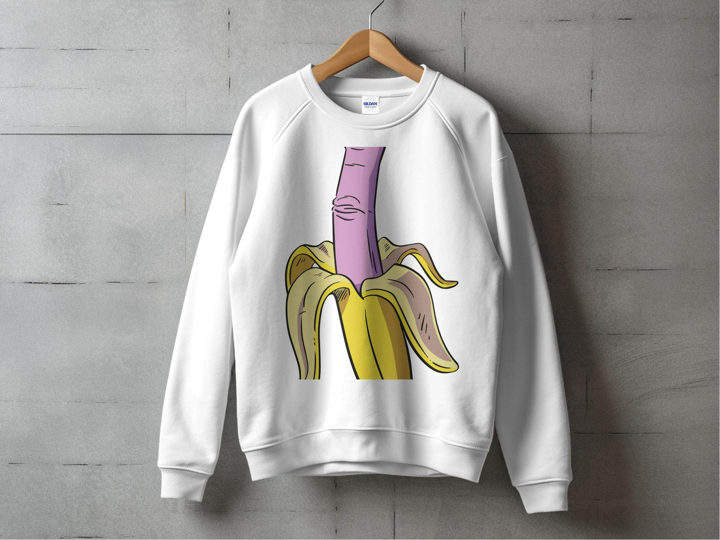 Fun Banana Cartoon and Vibrant Art Design Sweater - Design & Vybe