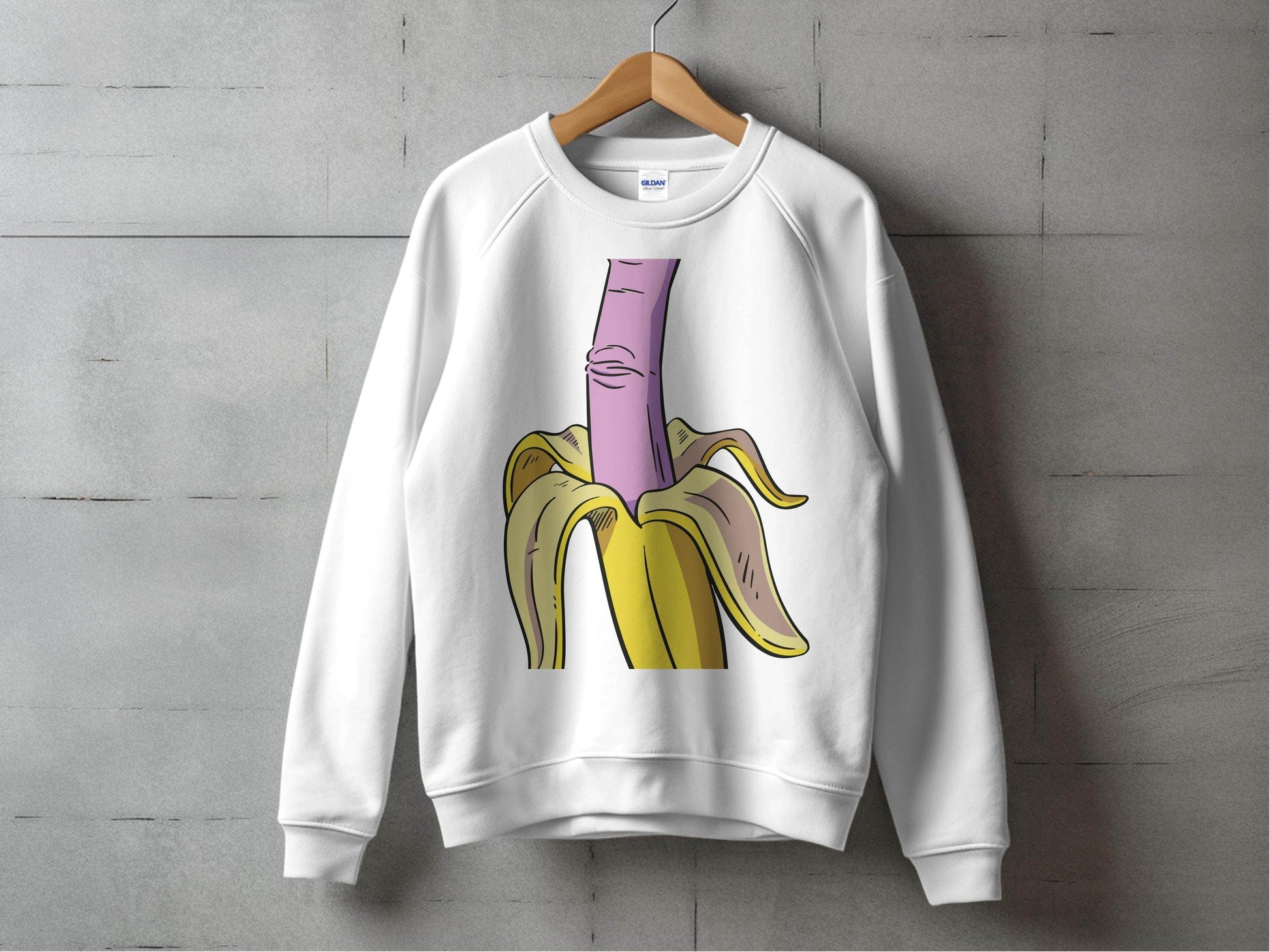 Fun Banana Cartoon and Vibrant Art Design Sweater - Design & Vybe