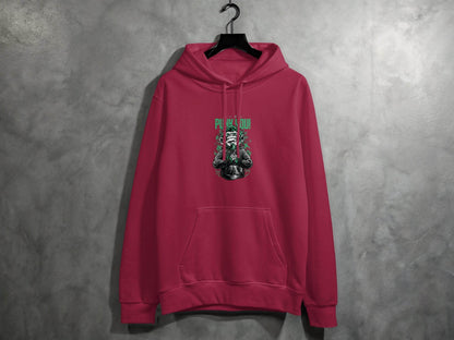 Punk You Green Hair Ape Graphic Style Unisex Hoodie - Design & Vybe