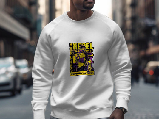 No Rules Rebel Image Graphic For Obrakada Sweater - Design & Vybe
