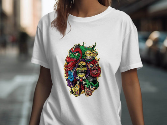 Masters of the Universe Cartoon Villains Collage T-Shirt - Design & Vybe