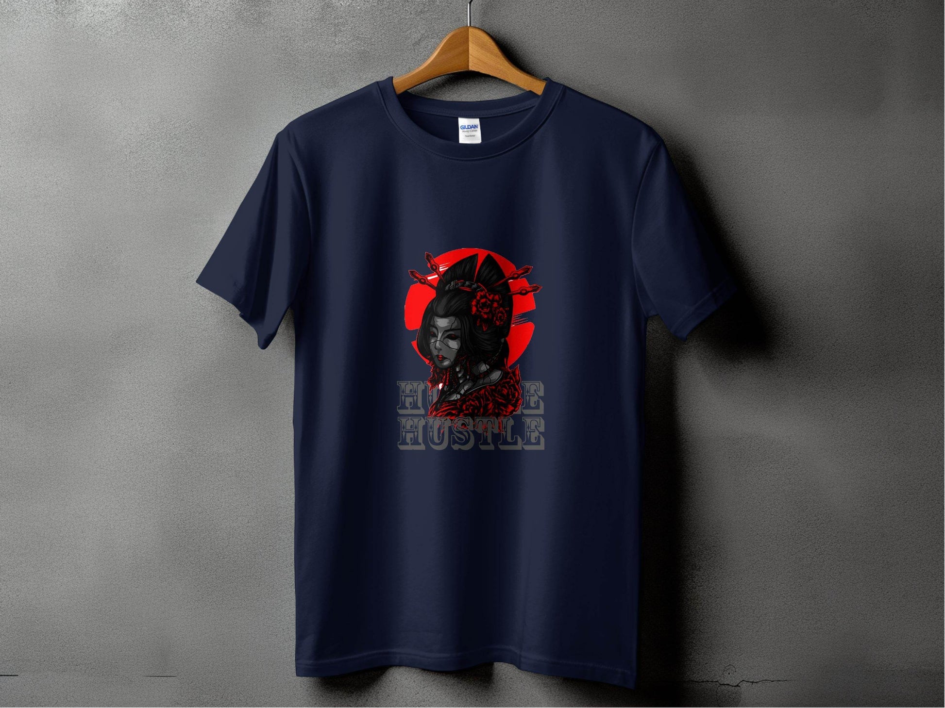 Cyberpunk Geisha Hustle Graphic Image T-Shirt - Design & Vybe