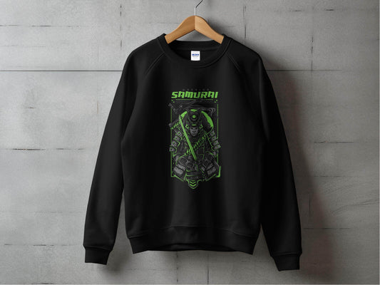 Warrior Lion Samurai Design Graphic Art Sweater - Design & Vybe