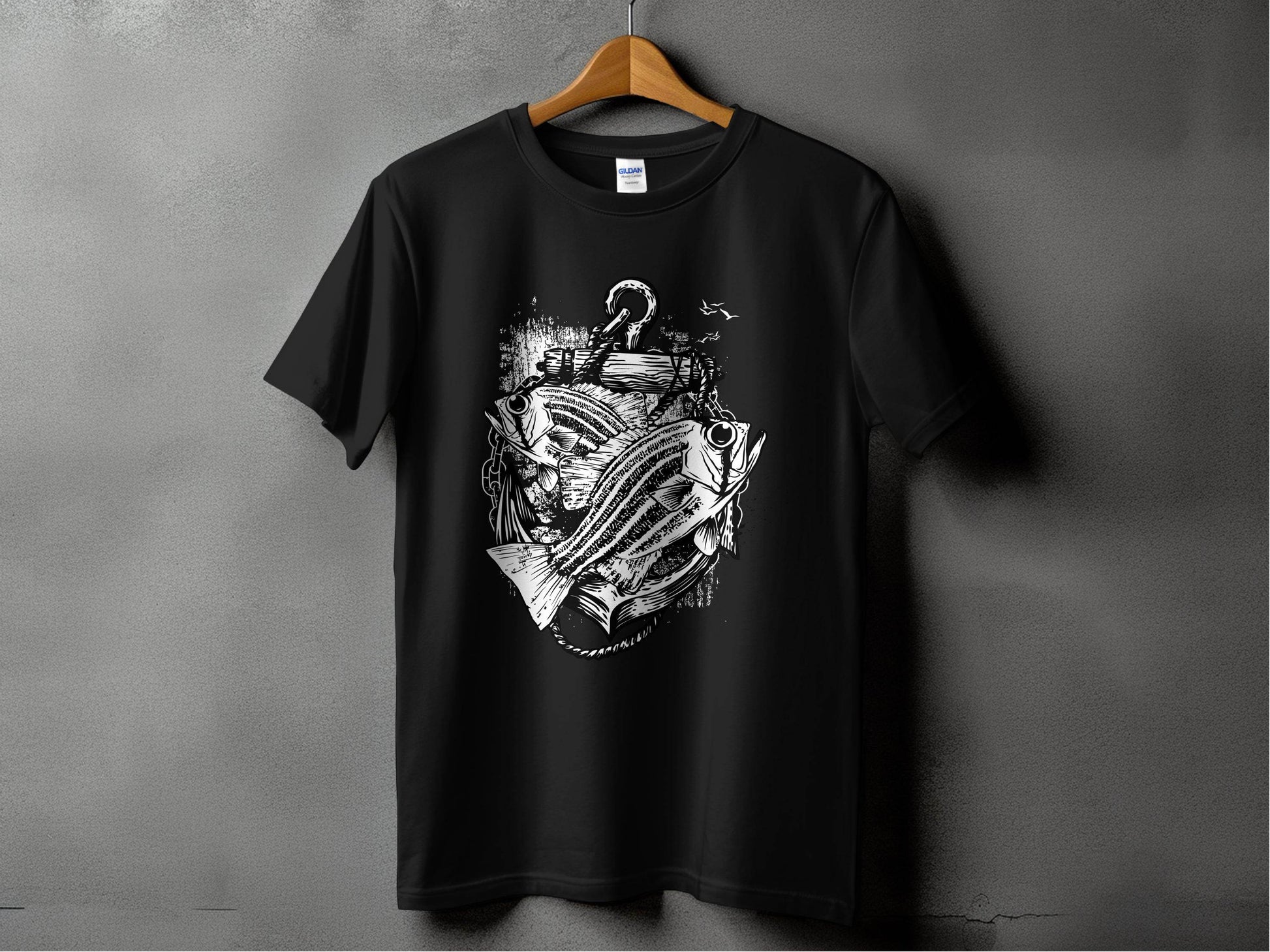 Fishing Inspired Nautical Graphic T-Shirt - Design & Vybe